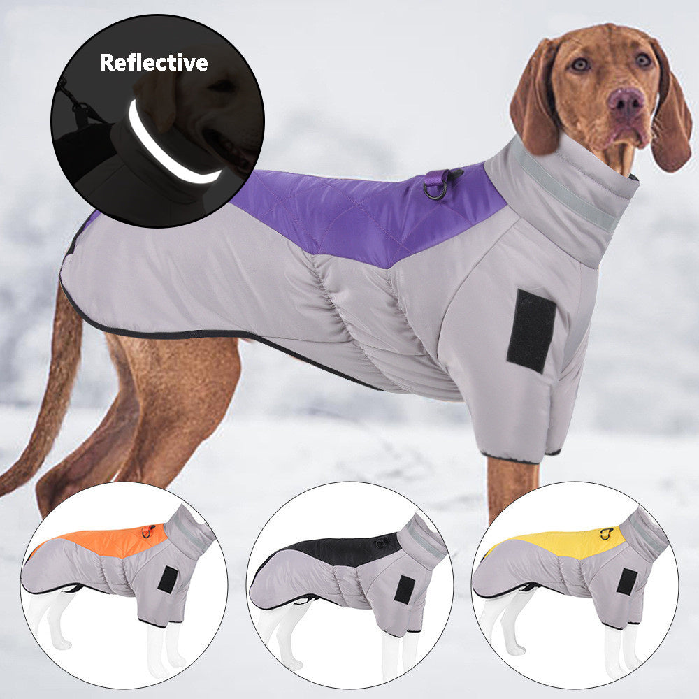 Reflective Winter Dog Coat – Thickened Warm Pet Jacket