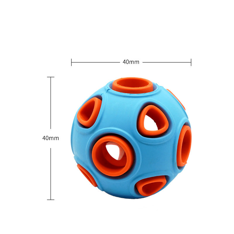 Luminous Squeaky Dog Ball – Sounding Light-Up Toy