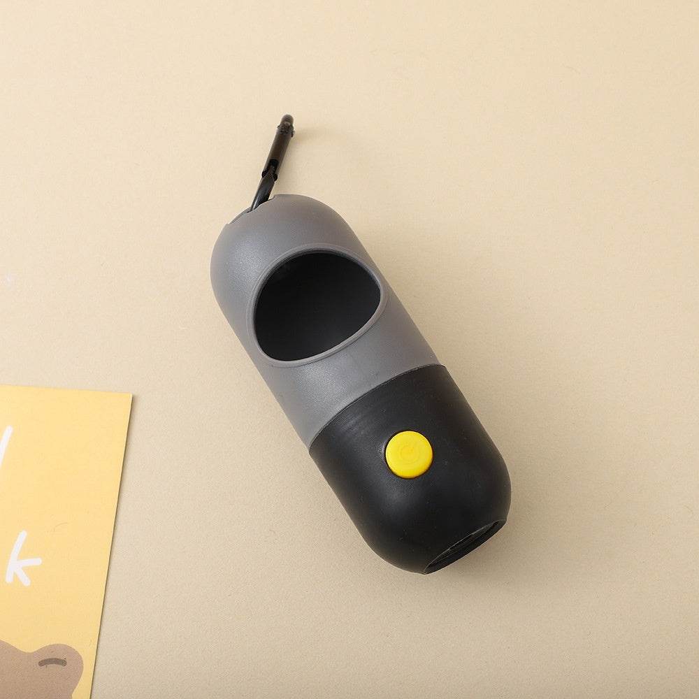Riospets LED Poop Bag Dispenser for Night Walks Gray Black