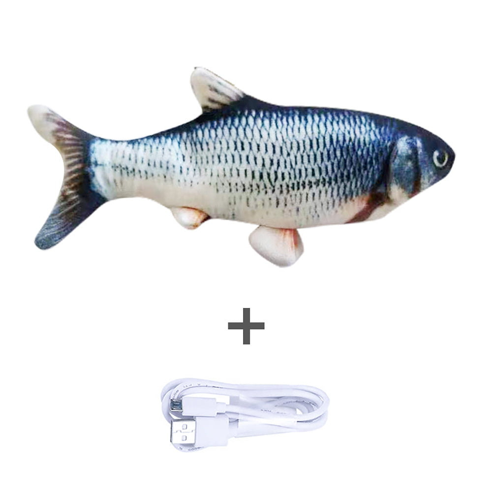 Electric Jumping Fish Toy – Realistic Flopping Fish Without Catnip