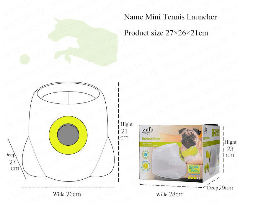Automatic Dog Ball Launcher - Interactive Fetch Toy