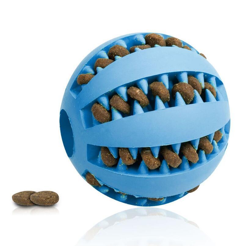 Dog Slow Feeder Ball – Rubber Interactive Treat Toy