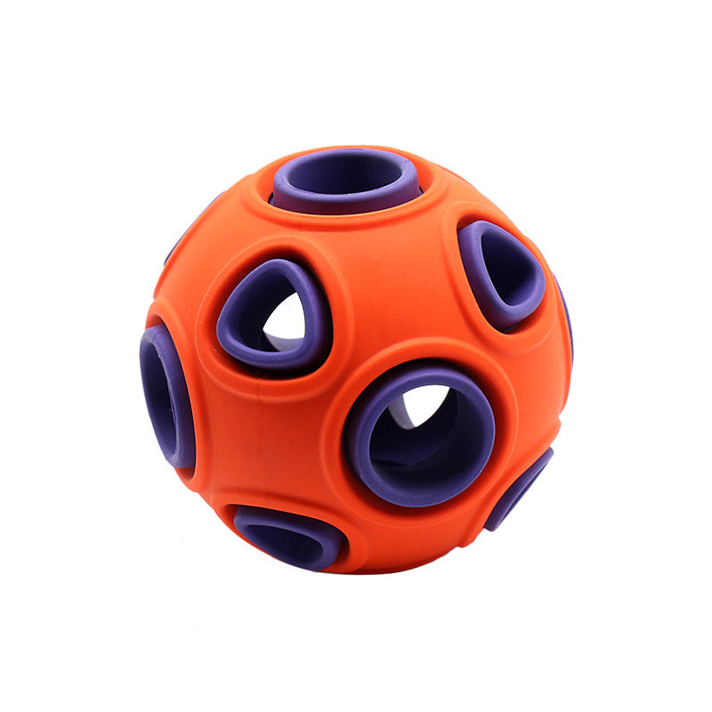 Luminous Squeaky Dog Ball – Sounding Light-Up Toy