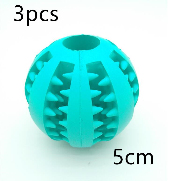 Dog Slow Feeder Ball – Rubber Interactive Treat Toy