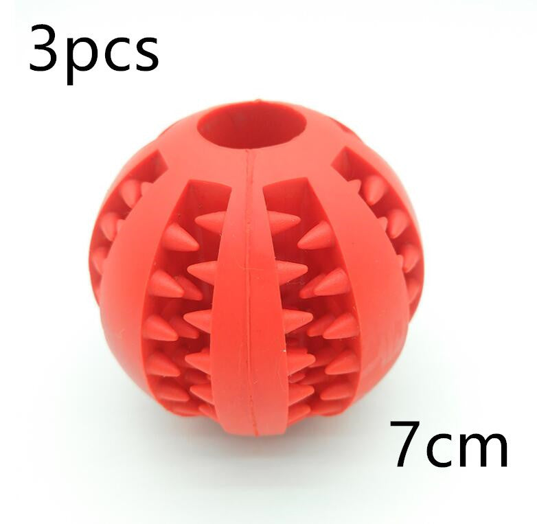 Dog Slow Feeder Ball – Rubber Interactive Treat Toy