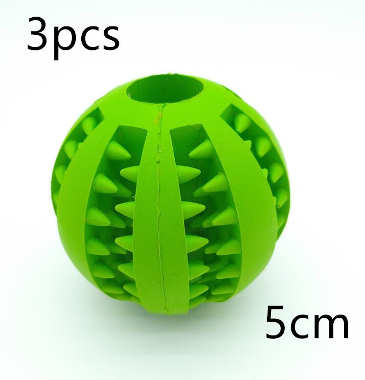Dog Slow Feeder Ball – Rubber Interactive Treat Toy