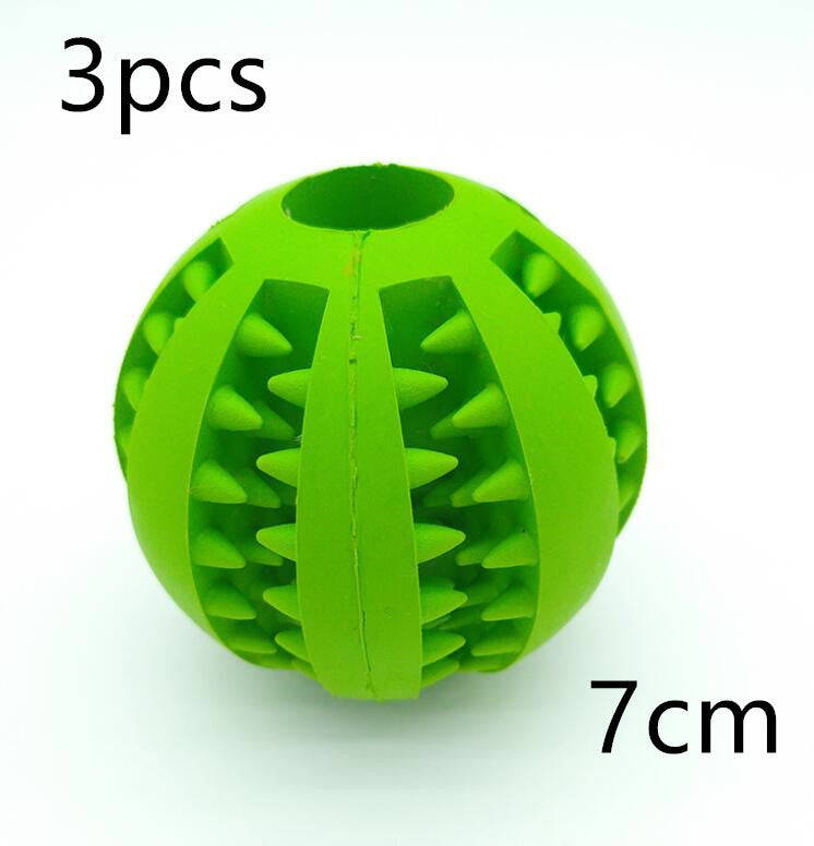 Dog Slow Feeder Ball – Rubber Interactive Treat Toy