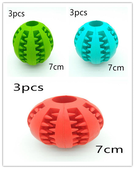 Dog Slow Feeder Ball – Rubber Interactive Treat Toy