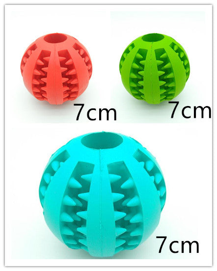 Dog Slow Feeder Ball – Rubber Interactive Treat Toy