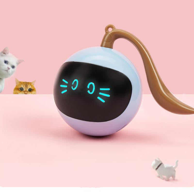 Smart LED Cat Ball – Colorful Rotating Interactive Pet Toy