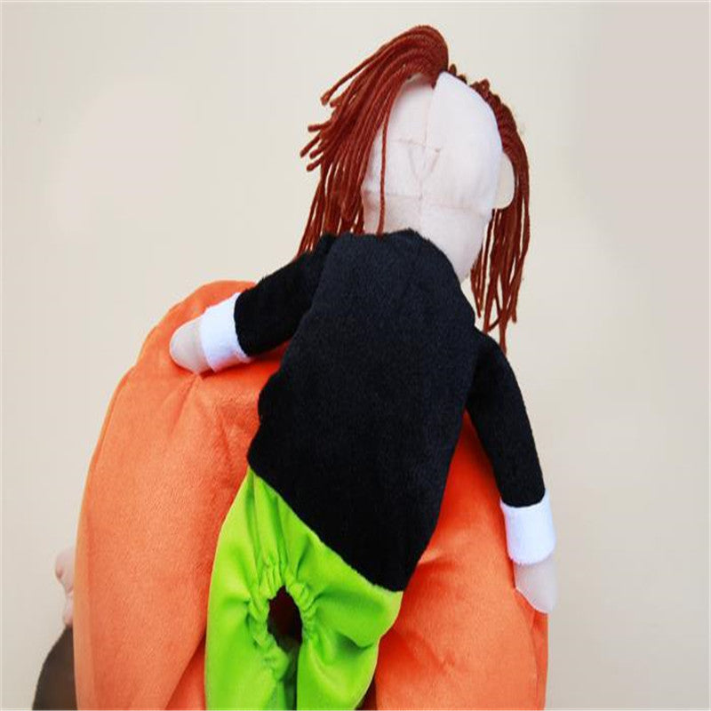 Pet Halloween Pumpkin Decoration – Festive Costume Accessory