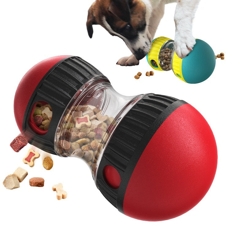 Food Dispensing Dog Toy – Interactive Slow Feeder Tumbler