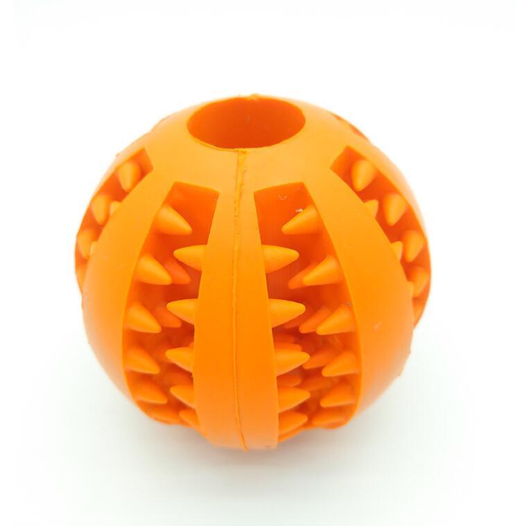 Dog Slow Feeder Ball – Rubber Interactive Treat Toy