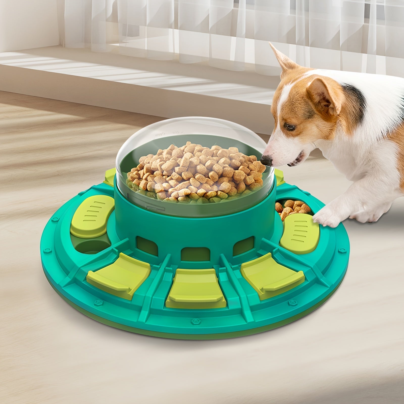 Interactive Dog Puzzle Feeder – IQ Training & Slow Feeding Toy