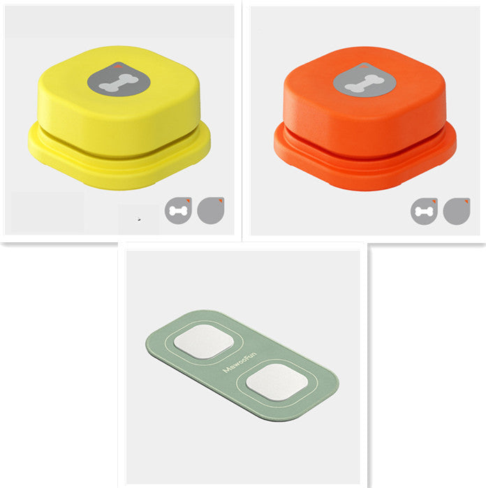 Recordable Pet Communication Buttons – 4 Colors Talking Training Set