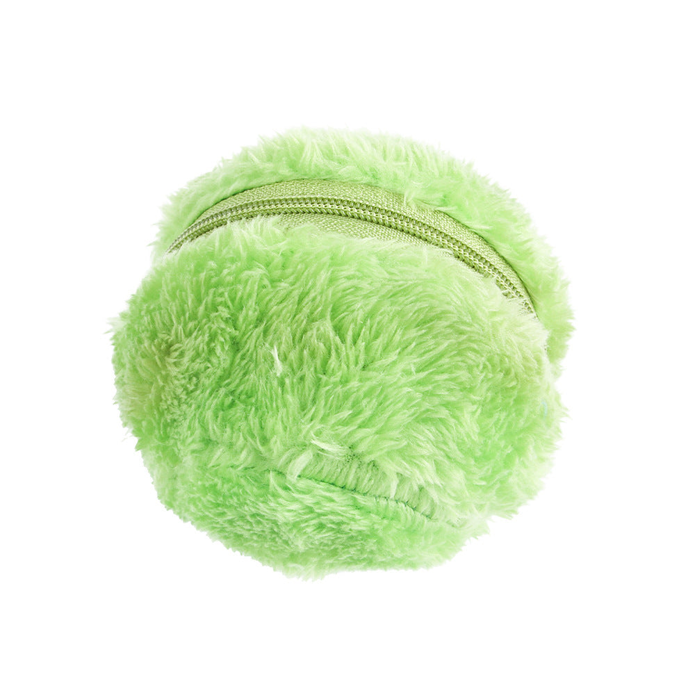 Automatic Rolling Ball Toy – Smart Plush Cat & Dog Interactive Toy