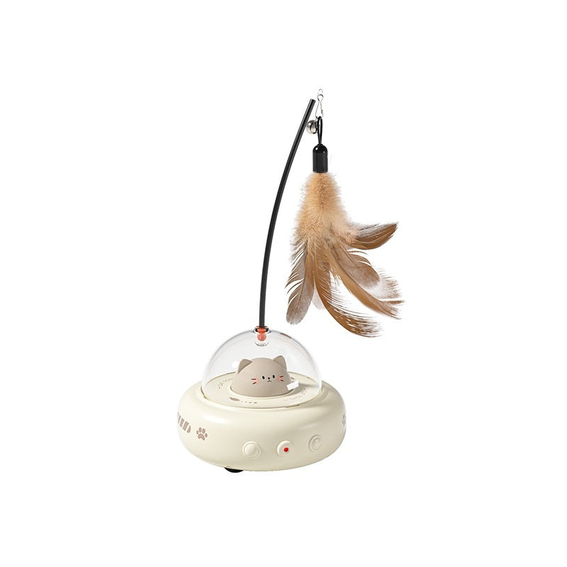 Interactive Cat Toy - Smart Electric UFO Teaser Cat Toy