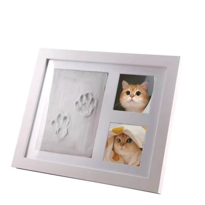 Custom Pet Paw Print Frame – DIY Clay Impression Kit for Cat & Dog Memories