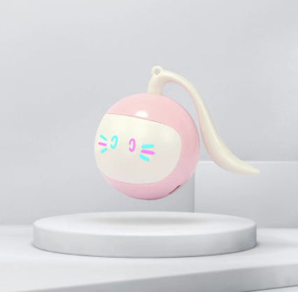 Cat Toy Hunting Cover Self-Hi Relieving Stuffy Hiding Cover Heartbeat Powder Magic Ball 1pcs ball