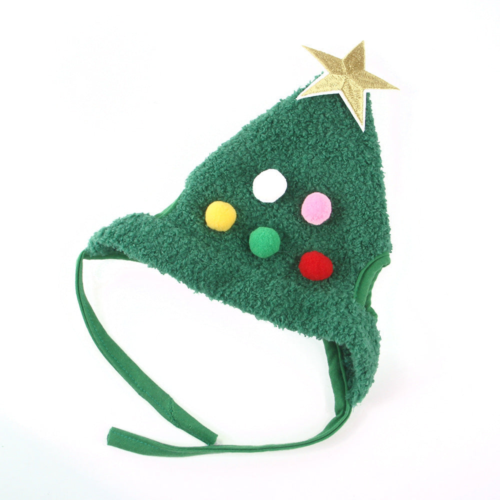Christmas Tree Pet Hat – Festive Holiday Dog & Cat Accessory