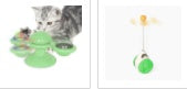 Cat Windmill Toy – Rotating Scratcher & Dental Care Spinner