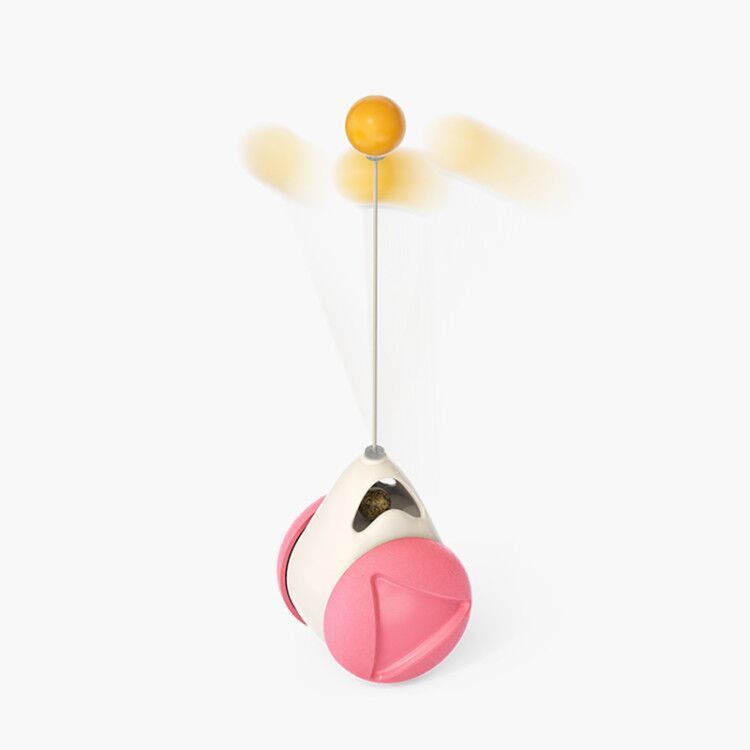 Cat Windmill Toy – Rotating Scratcher & Dental Care Spinner