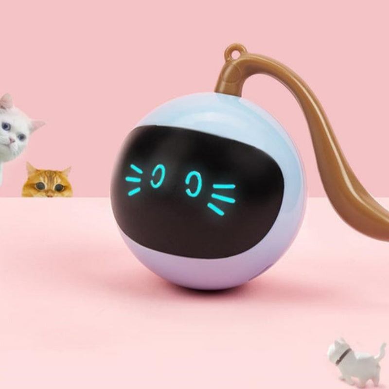 Smart LED Cat Ball – Colorful Rotating Interactive Pet Toy