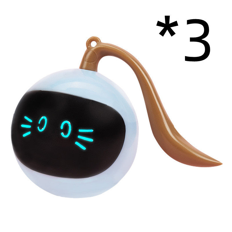 Smart LED Cat Ball – Colorful Rotating Interactive Pet Toy