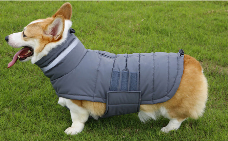 Winter Dog Vest – Waterproof Thick Warm Labrador Jacket