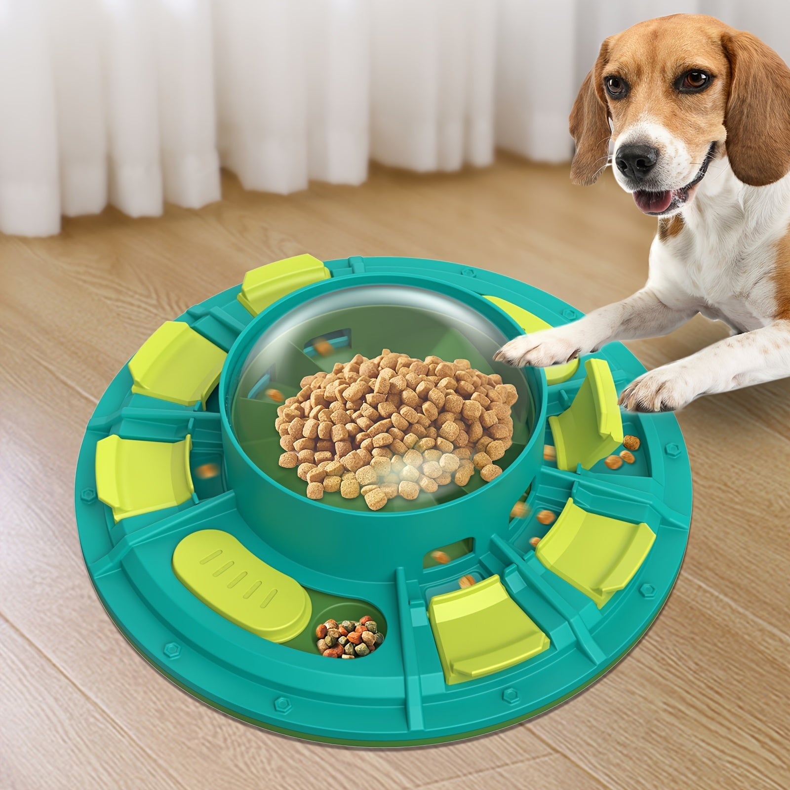 Interactive Dog Puzzle Feeder – IQ Training & Slow Feeding Toy