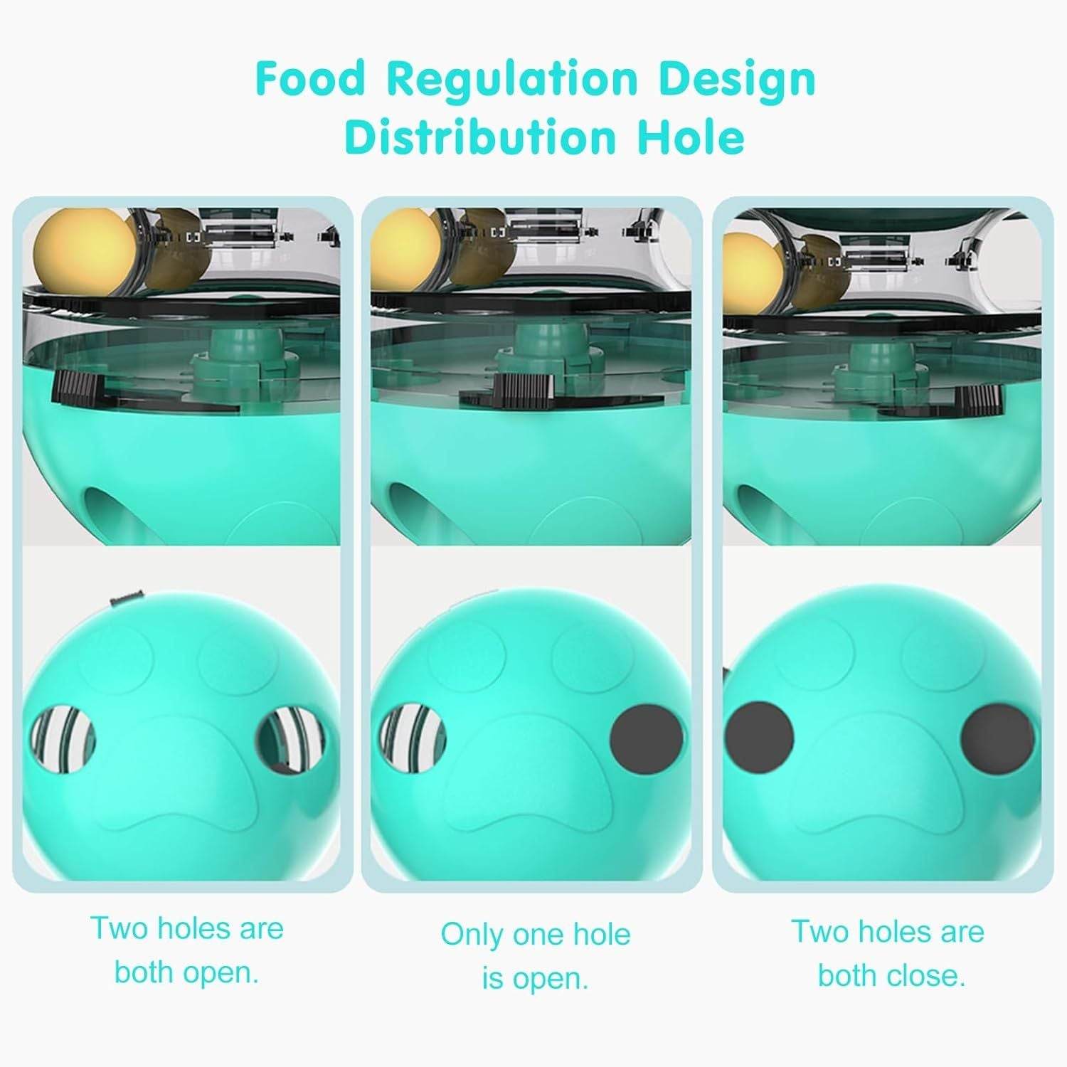 Riospets Interactive Cat Toy Feeder – Rolling Treat Dispenser for Brain Training & Fun Exercise