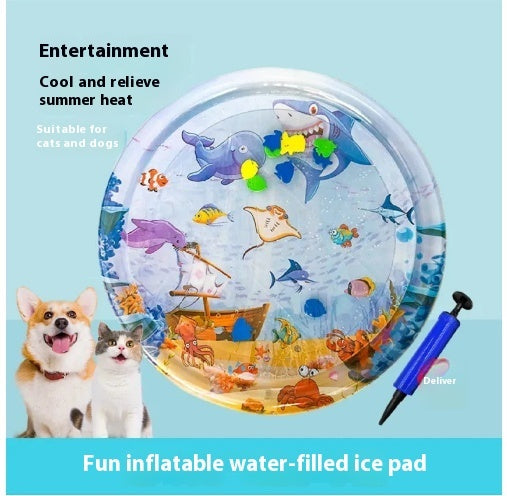 Cooling Pet Water Bed – Summer Ice Pad for Dogs & Cats