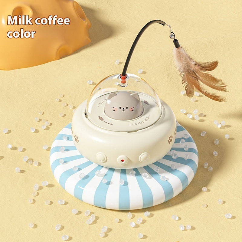 Interactive Cat Toy - Smart Electric UFO Teaser Cat Toy