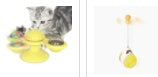 Cat Windmill Toy – Rotating Scratcher & Dental Care Spinner