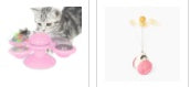 Cat Windmill Toy – Rotating Scratcher & Dental Care Spinner