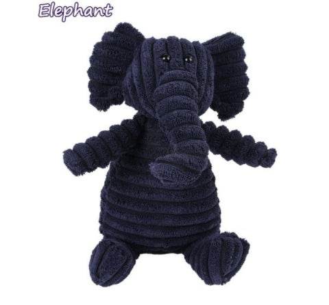 Riospets Squeaky Plush Dog Toy - Chew & Teeth Clean Elephant