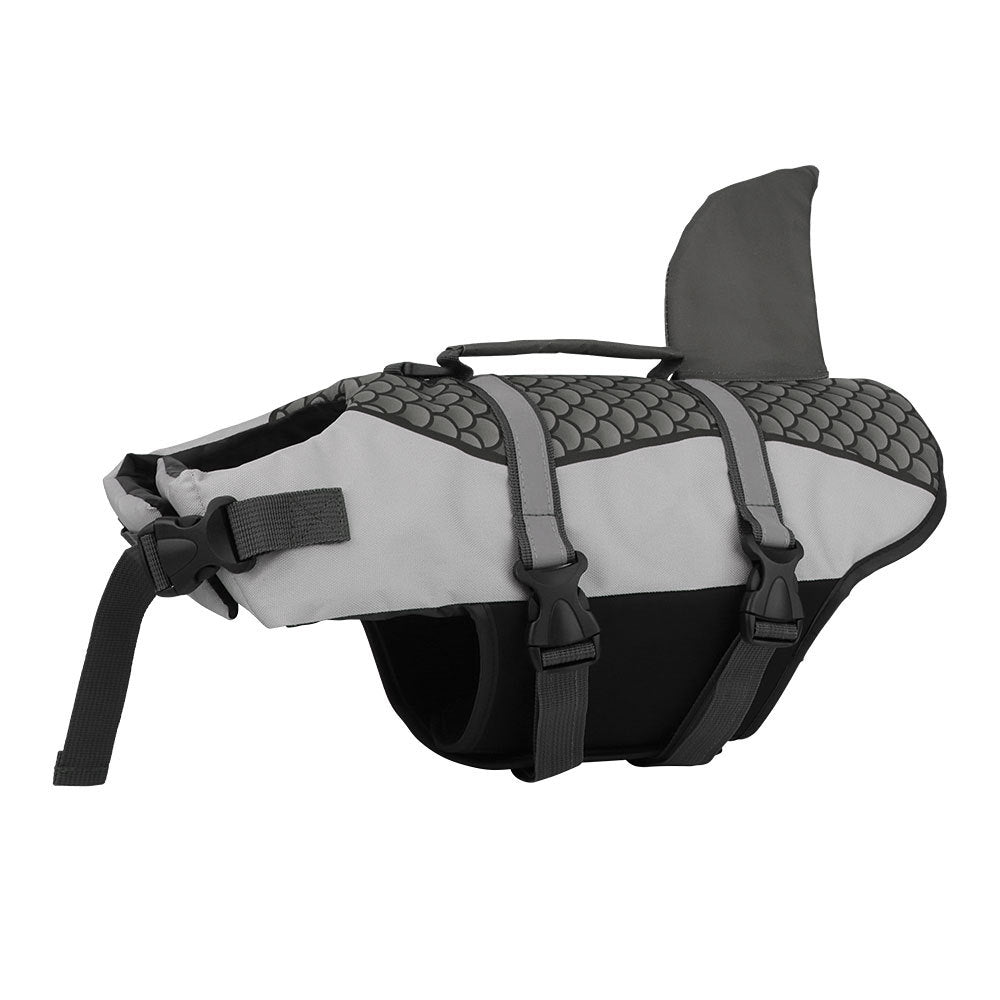 Shark Dog Life Jacket – Swimming Vest Harness for Summer Fun