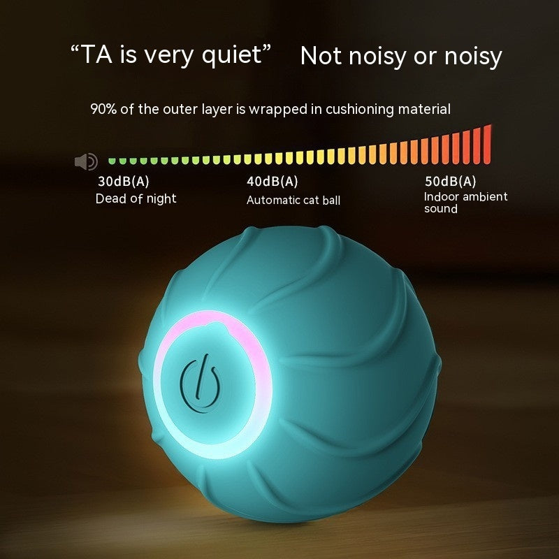 Smart Cat Toy Ball – Automatic Rolling & Jumping USB Teasing Toy
