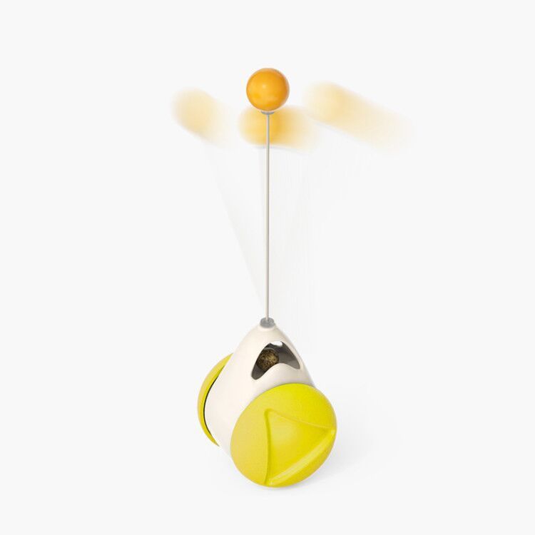 Cat Windmill Toy – Rotating Scratcher & Dental Care Spinner