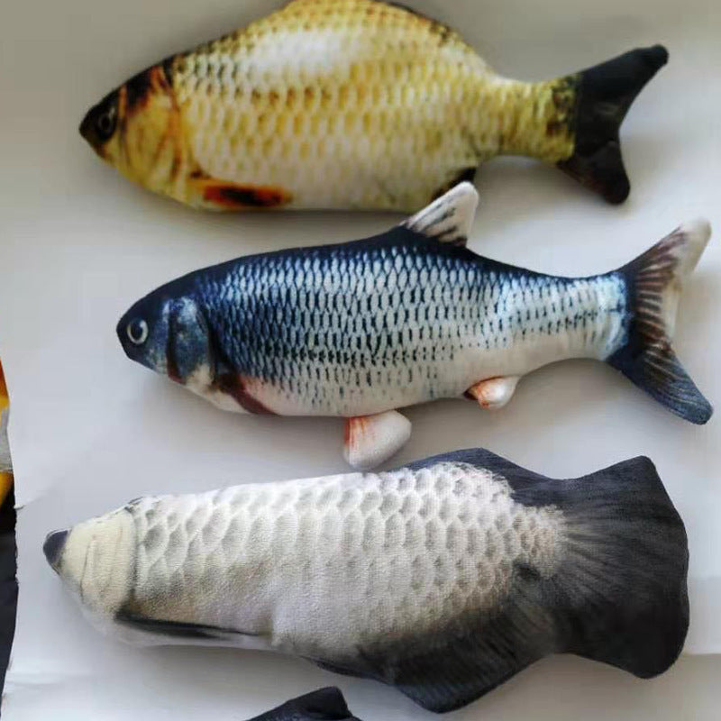 Electric Jumping Fish Toy – Realistic Flopping Fish Without Catnip