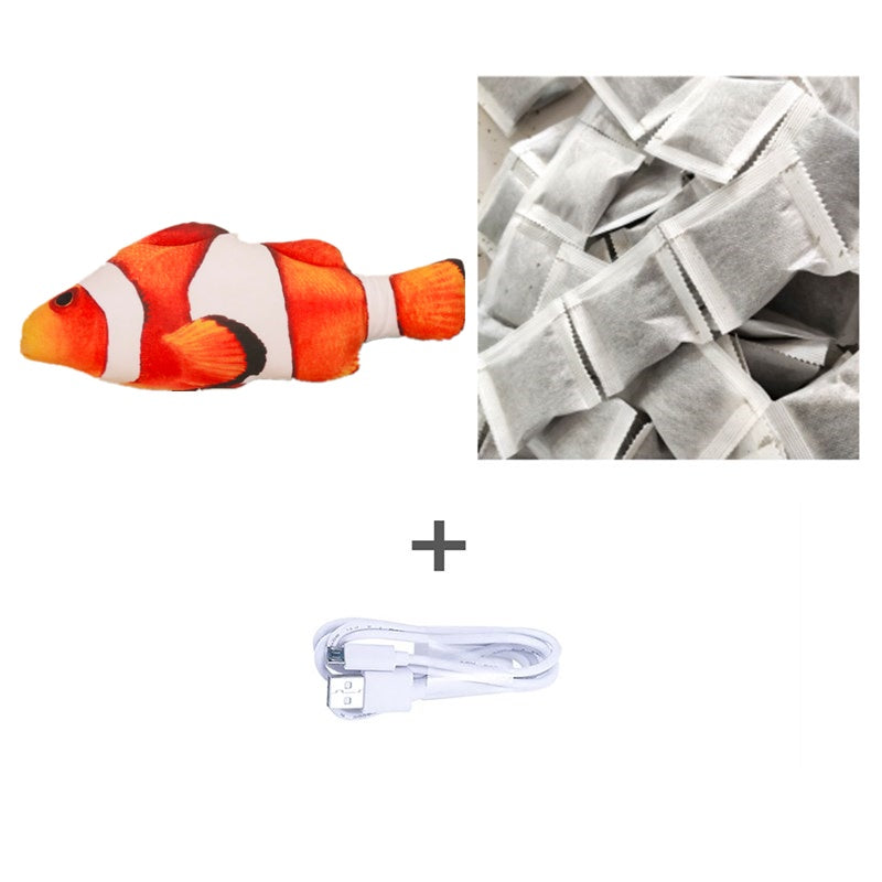 Electric Jumping Fish Toy – Realistic Flopping Fish Without Catnip