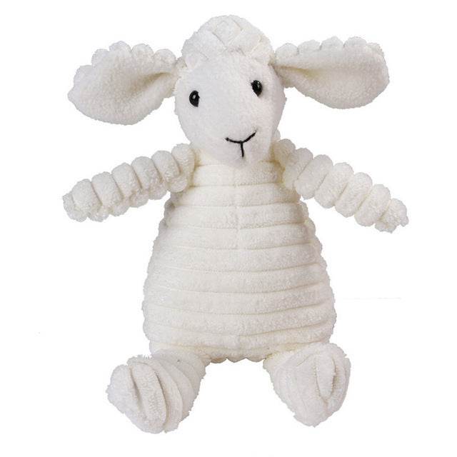 Riospets Squeaky Plush Dog Toy - Chew & Teeth Clean Sheep