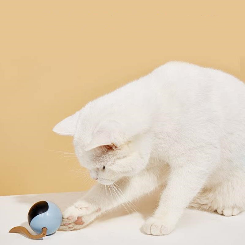 Smart LED Cat Ball – Colorful Rotating Interactive Pet Toy