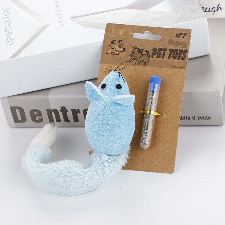 Mouse Tail Cat Toy – Interactive Teaser Training Play Toy