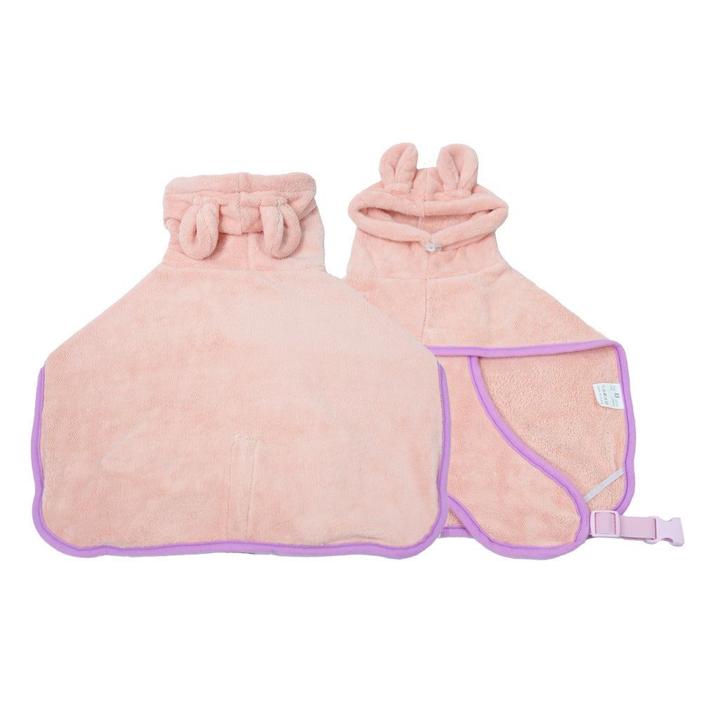 Dog Bathrobe – Super Absorbent Microfiber Drying Towel
