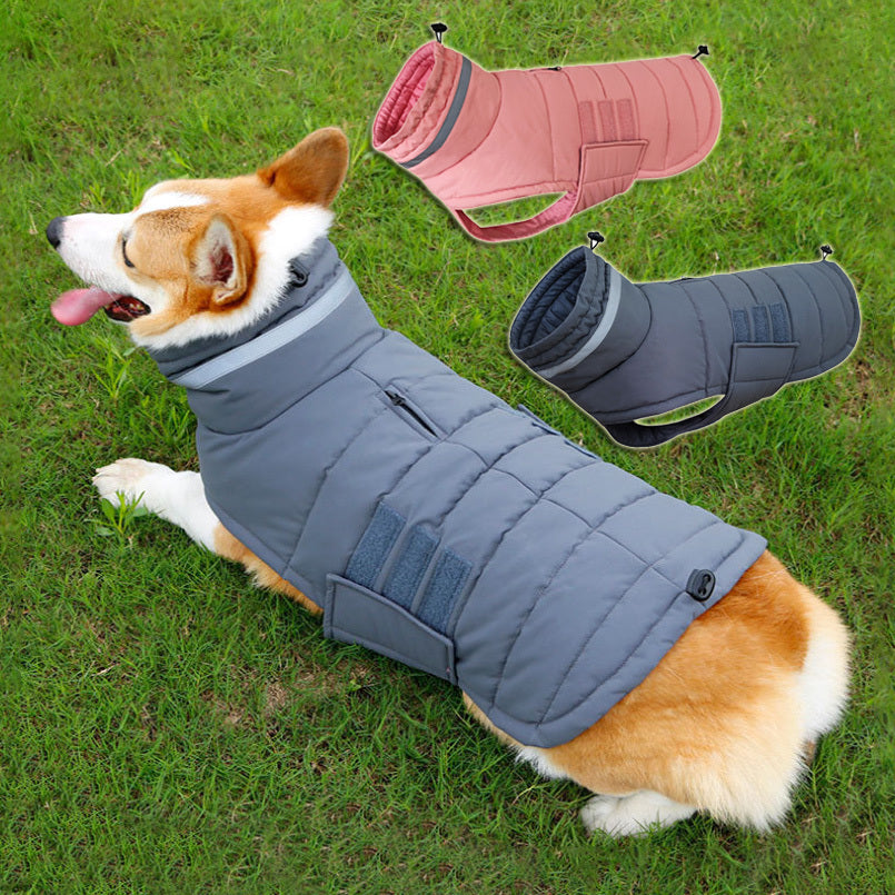 Winter Dog Vest – Waterproof Thick Warm Labrador Jacket