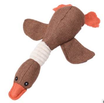 Riospets Squeaky Plush Cat Toy Brown