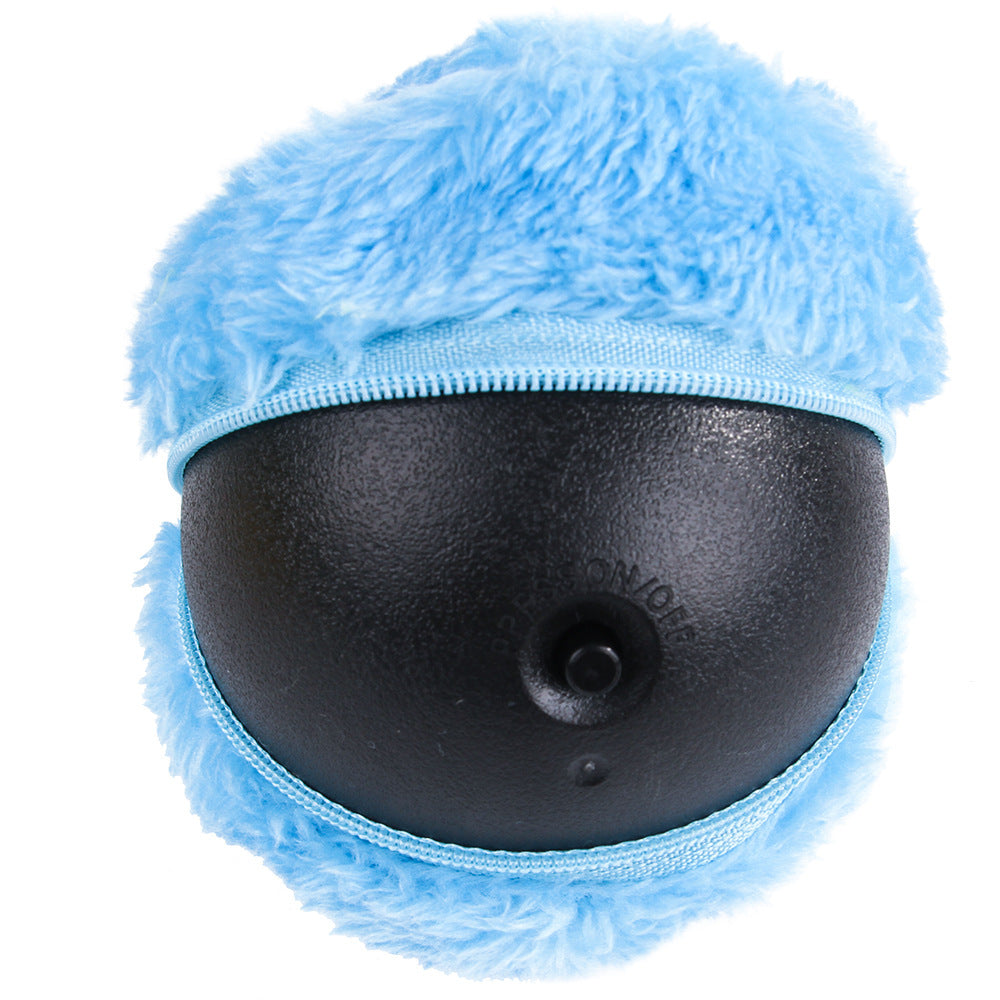 Automatic Rolling Ball Toy – Smart Plush Cat & Dog Interactive Toy