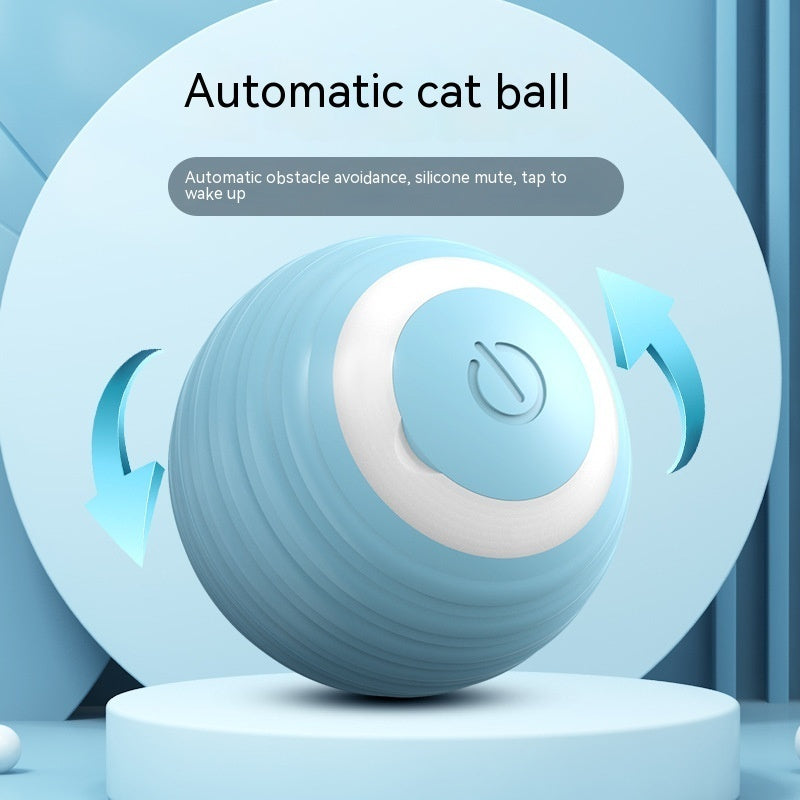Automatic Bouncing Ball – Self-Moving Smart Cat Toy