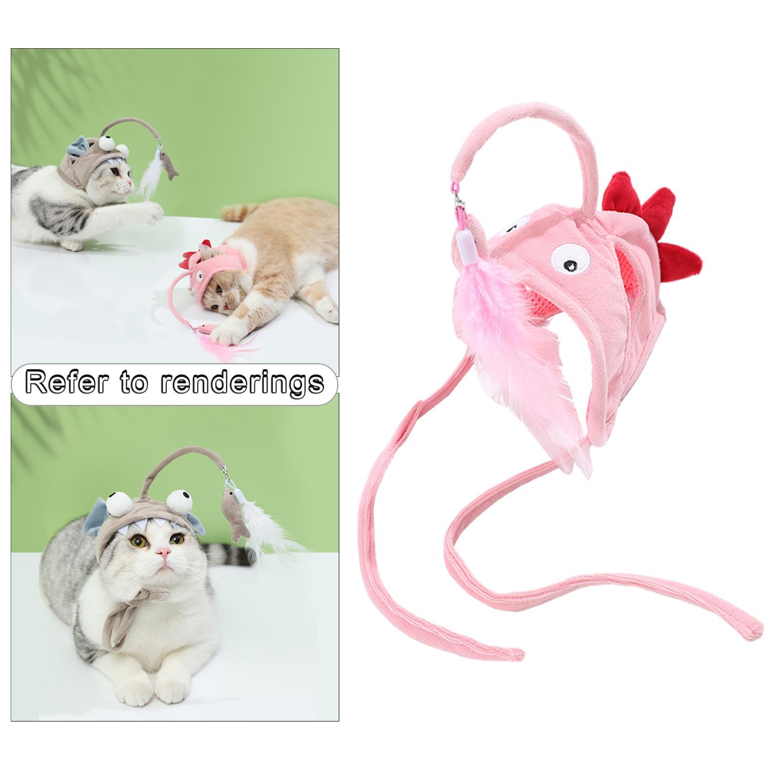 Funny Feather Headband – Interactive Cat Teaser Stick Toy